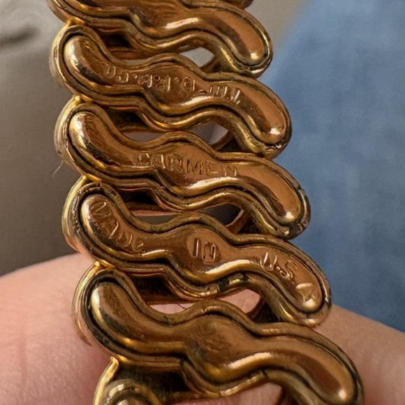 Gorgeous “Carmen” DFB Briggs Cameo Stretch “Sweetheart” Gold-Filled Bracelet - Picture 14 of 16